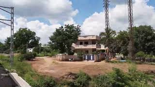 Non Stop Train Journey In Tungabhadra Express || Beautiful Day Train Journey With No Stops