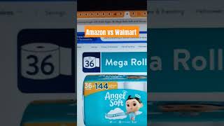 Amazon Find: Angel Soft Toilet Paper | Walmart to Amazon #shorts  #amazon #walmart #usa