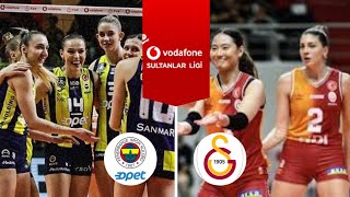 Fenerbahçe Opet 🆚️  Galatasaray Daikin Volleyball Highlights "Vodafone Sultanlar Ligi"