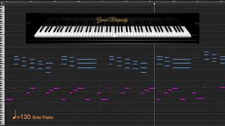 Rockschool Piano Grade 8 (2019) - Technical Study 1 Rock/Funk