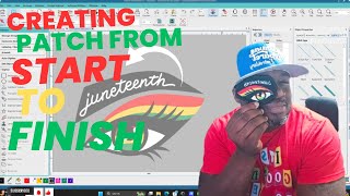 Live Tutorial! Jamel Digitizes & Embroiders an Iron-On Patch | Canvas Apparel | Members Only Live