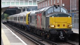 RARE! Class 37 + LOROL class 378 at Streatham Hill