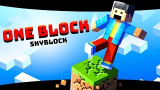 Playing Minecraft One Block