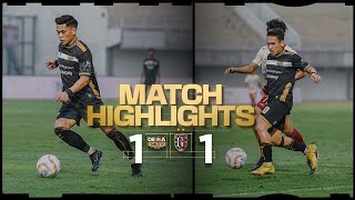 MATCH HIGHLIGHTS | DEWA UNITED FC VS BALI UNITED FC | 1-1 | MATCHDAY 22 | BRI LIGA 1 2023/2024