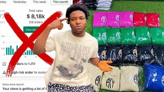 How I Sold Out My First Clothing Drop Without  A Website?