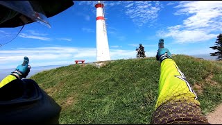 Suzuki DR650 and V-Strom 650 Exploring Nova Scotia's Coast Off Road