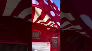 Lil’ Ruby’s awning arrives