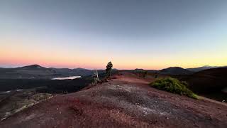 Panoramic Volcano Run at Sunset