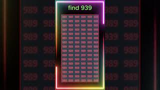 find 939 #shorts