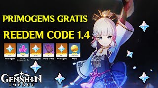 300 PRIMOGEMS GRATIS PROMO CODE AGGIORNAMENTO 1.4 - Genshin Impact ITA