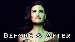 Idina Menzel Before & After Elphaba Voice