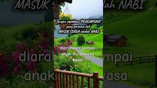 Nabi bertanya,kamu yang masuk surga setelah aku #shortvideos #motivasidiri #uaslovers #viral