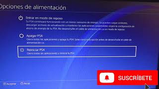 Apagar o reiniciar de forma correcta una PS4 (Properly shutdown or restart a PS4) 2020