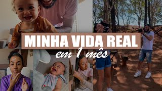 MINHA VIDA REAL EM 1 MÊS: Criando lembranças, autocuidado, maternidade e reflexões | Ludmila Reis