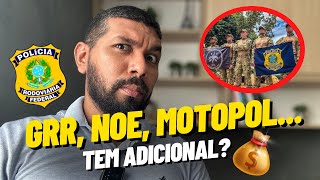 Grupo Operacional PRF tem Adicional na Remuneração? Caveira, Motociclista...