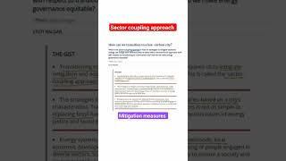 sector coupling approach #upsc #uppsc #shorts