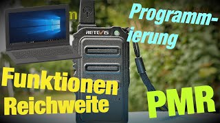 #02 | Bedienung, Programmierung, geheime Funktionen + Sendeleistung - Retevis RT-619 PMR-Funkgerät