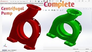 Centrifugal Pump design in Solidworks | How to design  centrifugal pump | Centrifugal pump design