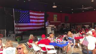 George Lang talking Hope at Trump Rally in Ross Ohio