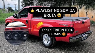 Primeira playlist no som da nossa F250 🥹, tocou bonito demais!!!