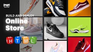 Cool Online Shoe Store Website | HTML, CSS, JS