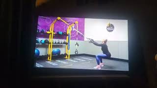 Planet Fitness commercial.