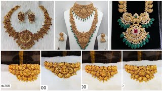 New Antique Necklace Designs for bridal and festival wear|| New Gold Necklace for design|| #necklace