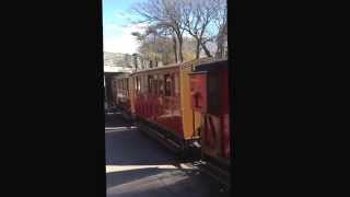 Talyllyn Railway -No. 4 leaving Wharf