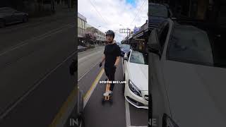 I was hit by a car on my electric skateboard!