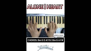 Alone HEART CHORDS PIANO ...😍❤️🌹#pianoworldwide