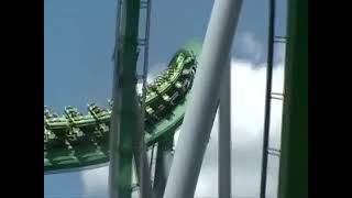 The Incredible Hulk Coaster Crashes!!!