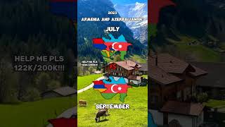 Armenia & Azerbaijan#shorts#like#subscribe#trending#trend#azerbaijan#armenia#war#fypシ#fyp#viral#map