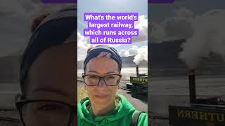 What's the world's largest railway, which runs across all of Russia? #travel #immigration #train