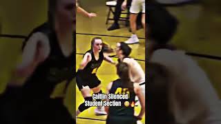 Caitlin Clark SILENCED Student Section 😳🥶#caitlinclark #basketball #wnba