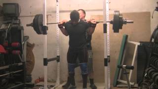 Beltess Squats - 194kg x 8 x 2 - Paused - 170kg x 3 - 03.09.2014