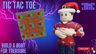 How to Make Tic Tac Toe in Build A Boat for Treasure (Roblox BABFT)