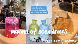 Boba drinks | TikTok Compilation |