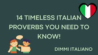 14 Timeless Italian Proverbs You Need to Know