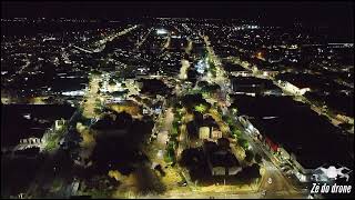 centro de Mossoró. voo noturno com drone mini2.