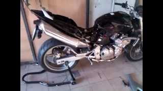 Odpalanie Honda Hornet cb600f 2005 run