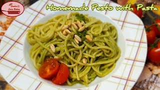 5 Minutes Recipe Homemade Pesto with Pasta by Professional Swiss Chef Mohammad Toufiq