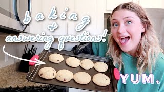 Q&A WHILE BAKING COOKIES! (MARRIAGE?, BEING A "TEEN MOM", ETC!)