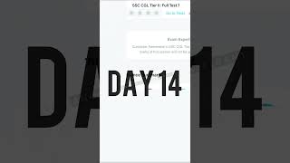 Day 14~ 30 DAYS 30 MOCKS SSC CGL TIER 2 ANALYSIS 2022 #trending #ssccgl #cgl2022 #sscchsl2022