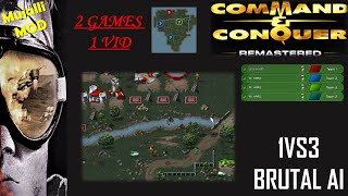 /Command & Conquer Remastered/ (Skirmish) 1VS3 BRUTAL AI  I Jurassic Park Isla Nurba I