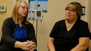 FACES OF BRYAN: Lori Baumann, Nurse Manager, and Diane Uher, RN