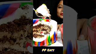 Eating Cake and Rasgulla #ppeats #cake #sweet #asmr #shorts