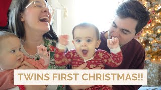 TWINS FIRST CHRISTMAS!! 🎄 Vlog of our baby's first Christmas Eve + Day at our home in Greenville, SC