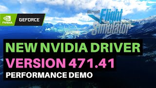 MSFS | NVIDIA DRIVER UPDATE 471.41 | VR DEMO | RTX 3080