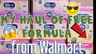 Free emfamil formula from Walmart haul.