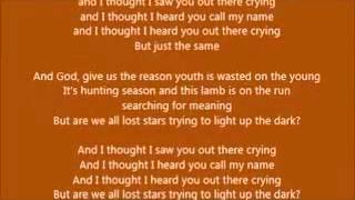 Maroon 5 - Lost Stars (lyrics)